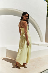 Blessed Destiny Maxi Dress Yellow