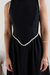 Sea Breeze Stories Maxi Dress Black