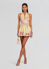 Kysha Short Dress with Belt Buckle