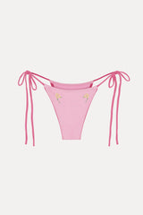 Divine Knit Skimpy Bikini Bottom - Strawberry Lemonade