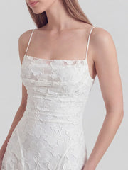 Floral-Burnout Cowl Neck Gown