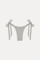 x JENNIE Mabel Satin Bikini Bottom - Moon