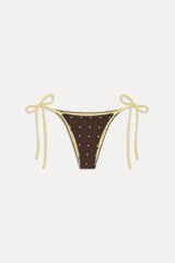 Mackenzie Reversible Bikini Bottom - Honey Bug