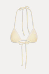 Nick Terry Triangle Bikini Top - Lemon