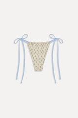 Tia Skimpy String Bikini Bottom - Spring Dreaming