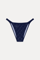 Tide Cheeky Bikini Bottom - Diamond Stitch