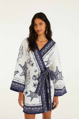 Off-White Coast Scarf Mini Dress