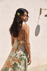 Rainforest Glow Maxi Dress Green