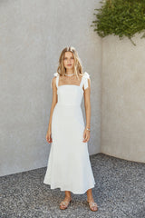 Daphne Maxi Dress White