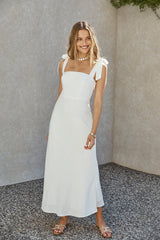 Daphne Maxi Dress White
