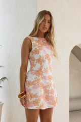 Soft Whispers Mini Dress Orange