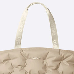 Owala The Cloud Inflatable insulation. Packs flat. 16L capacity Beige Babe