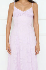Pine Blossom Maxi Dress Lilac