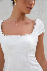 Bon Voyage Mini Dress Cream