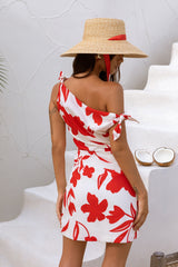 Xanthe Kisses Mini Dress Red