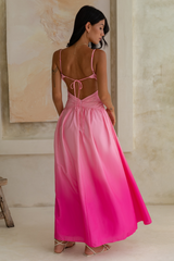 Caramel Latte Maxi Dress Pink