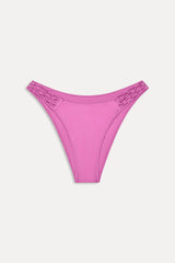 Dove Satin Bikini Bottom - Capri Pink