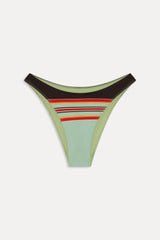 Dove Striped Bikini Bottom - Desert Dusk