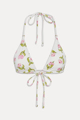 Grace Beaded Triangle Bikini Top - Cherry Picked