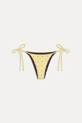 Mackenzie Reversible Bikini Bottom - Honey Bug