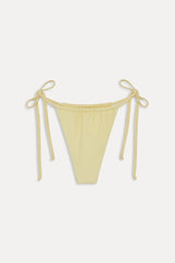 x JENNIE Tia Ribbed Bikini Bottom - Honeycomb
