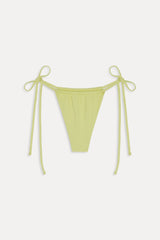 Tia Skimpy String Bikini Bottom - Yellow Mojito