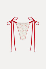 Tidal Micro String Bikini Bottom - Tiny Berry