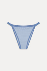 Tide Knit Cheeky Bikini Bottom - Malibu Tide